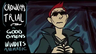 [GOOD OMENS animatic.] Crowley's trial (ish)