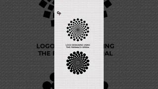 Logo Designing Tutorial Using the Fibonacci Spiral Method in Adobe Illustrator#speedart #logodesign