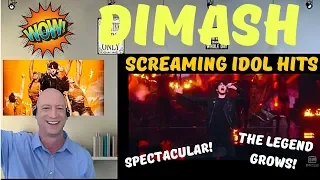 DIMASH - SCREAMING IDOL HITS | Performance and Behind the Scenes | REACTION!