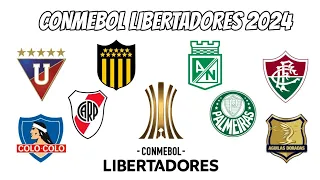 CONMEBOL LIBERTADORES 2024: TODOS OS TIMES CLASSIFICADOS