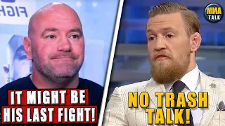 Dana White REVEALS what happens if McGregor loses to Poirier at UFC 264, Conor on Poirier's wife