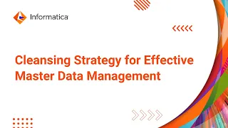 Cleansing Strategy for Effective Master Data Management Using C360 SaaS and Cloud Data Quality