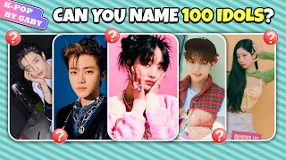 CAN YOU NAME THESE 100 IDOLS #3 | KPOP GAMES | 2ND, 3RD, 4TH, 5TH GEN