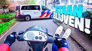 GILERA RUNNER 180CC POV STREET RIDE EN POLITIE ACHTERVOLGING?!? | ErraVlogs