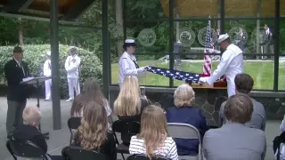 My Dad's Memorial Service at Tahoma National Cemetery