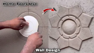 How To Make New Wall Design - Home Tools Use This Design - Cement Send And Design