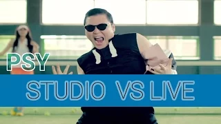 PSY - 스튜디오 대 라이브