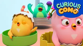 Curious Como | Bottle cap | Cartoon video for kids | Como Kids TV