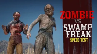 ZomBie Man vs Swamp Freak SPEED TEST in Red Dead Redemption 2 PC 4K