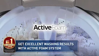 Panasonic Washing Machines: Active Foam System