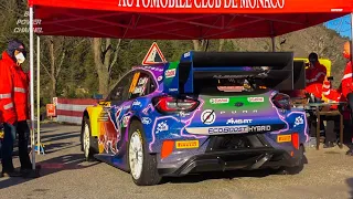 WRC Rallye Monte-Carlo 2022 Start Pure Sound Rally1 Hybrid