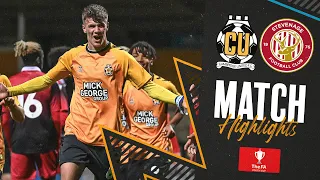 YOUTH CUP MATCH HIGHLIGHTS | Cambridge United U18s 4-2 Stevenage U18s