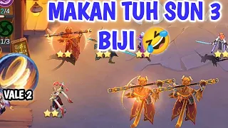 MUKBANG SUN 3 BIJI !!! CARA MAIN VALE 2 TERBARU ! MAGIC CHESS MLBB