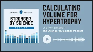 Calculating Volume For Hypertrophy