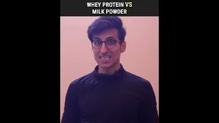 Whey Protein Vs Milk Powder  | #shorts 124