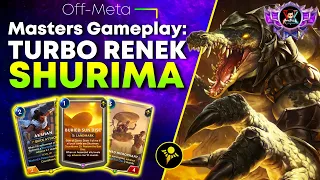 The Only Way to Play MONO SHURIMA | Turbo Renekton Akshan Sun Disc Deck | Legends of Runeterra Deck