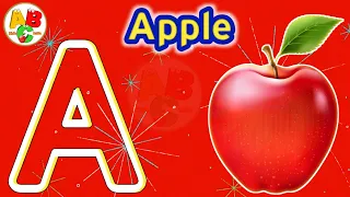 ABC song | nursery rhymes | abc phonics song for toddlers | a for apple