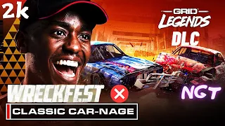 Grid Legends DLC ► Прохождение Classic Car-Nage ► Flatout + Wreckfest =?🙀