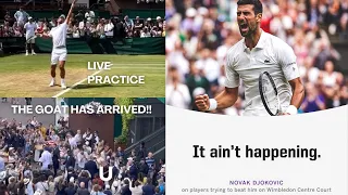 Novak DJOKOVIC: “It ain’t happening” on players trying to beat him on Wimbledon