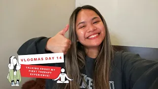 VLOGMAS DAY 14 - TALKING ABOUT DEPRESSION + FIRST THERAPY EXPERIENCE!