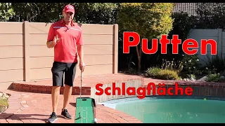 Golftraining Zuhause Teil 2 : KURZE PUTS - So bekommen Sie Ihre Schlagfläche gerade