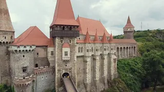 Corvin Castle Hunedoara Drone Video