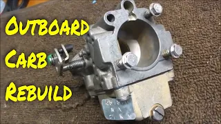 1988 Johnson Evinrude 40HP Outboard Carburetor Rebuild Part 1