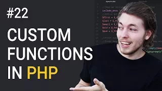 22: How to Create Your Own Function in PHP | PHP Tutorial | Learn PHP Programming | PHP Lesson