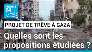 Trêve à Gaza : quelles sont les propositions étudiées par Israël et le Hamas ? • FRANCE 24