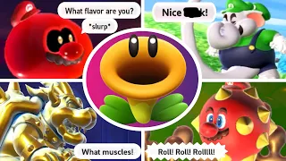 Super Mario Bros Wonder - All Talking Flower Funny Moments