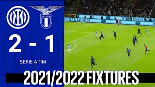 Inter Milan v Lazio 2-1 | Serie A 21/22 Match Highlights