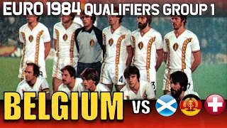 Belgium Euro 1984 Qualification All Matches Highlights | Road to France