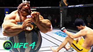 UFC4 Bruce Lee vs Gal Obelix EA Sports UFC 4 PS5 Super Fight