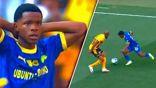 Mamelodi Sundowns 16-Year Old Siyabonga Mabena First Game BACK |Siyabonga Mabena Vs Kaizer Chiefs