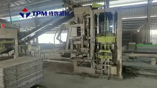 TPM10000G Servo Vibration Concrete Block Machine