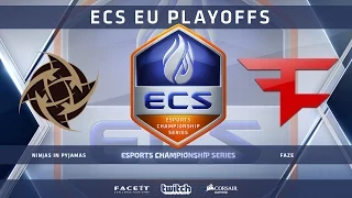 NiP vs FaZe - Mirage (ECS EU Playoffs)