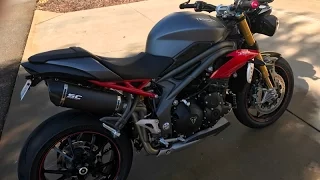 2016 Triumph Speed Triple R - Walkaround, Startup, Exhaust