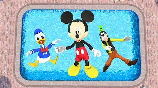 Mickey Mouse Clubhouse GTA 5, Donald Duck, Goofy and Minnie Mouse Funny Ragdolls & Fails #12