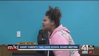 Parents disrupt Lawrence school board meeting