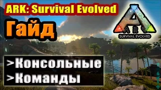 ARK: Survival Evolved. Консольные команды.