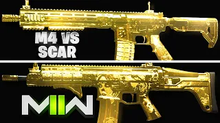 M4 vs TAQ-56 ASSAULT RIFLE.. WHICH ONE IS BETTER?! BEST AR CLASS IN MW2! (MW2 Best Weapons)