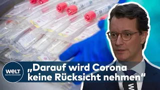 CORONA-LAGE: NRW-Ministerpräsident Wüst für Testregime bei Alten- und Krankenpflege | WELT Interview