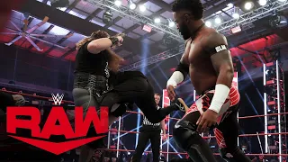 Viking Raiders & Ricochet & Cedric Alexander vs. Akira Tozawa & Ninjas: Raw, Aug. 10, 2020