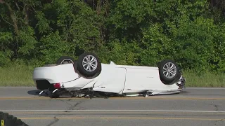 Deadly crash involving Lake County sheriff's vehicle in St. John, Indiana