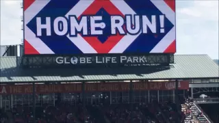 Fielder's Solo Home Run Globe Life Park in Arlington Rangers Game 5-29-2016