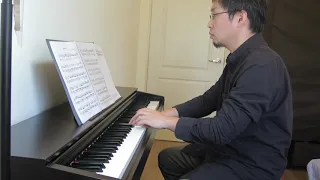 J .S .Bach Invention No 2 in C minor BWV 773 Harpsichord