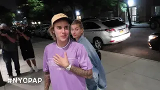 Justin and Hailey Bieber have a date night at the Ipic movie theater in the South St., Seaport