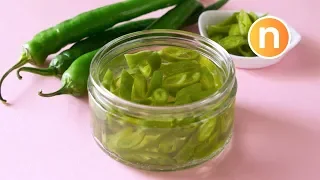 Pickled Chillies | Cili Jeruk [Nyonya Cooking]