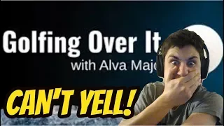 CANNOT YELL! | Golfing Over It With Alva Majo | The Frustrated Gamer
