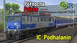 PKP IC Podhalanin EP07-505 relacji Zakopane - Szczecin | Open Rails PL🚉 Symulator Kolejowy